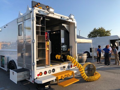 Utilimaster showcased two highly-customized Utilimaster utility service walk-in van designs at ICUEE.