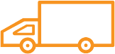 Dry freight route delivery truck